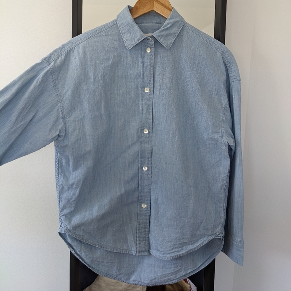 Aritzia Denim Forum Jane Longsleeve shirt - Picture 2 of 4